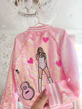 Load image into Gallery viewer, LOVER • sequin bomber jacket