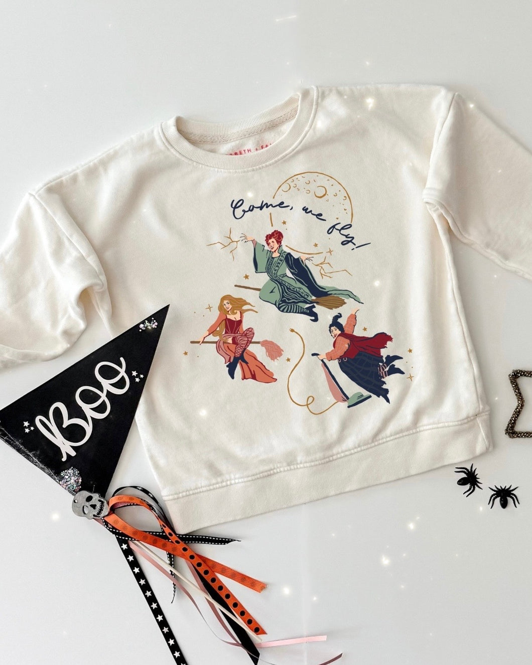 COME, WE FLY • kids pullover (hallo-cream)