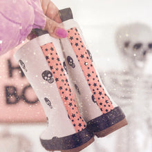 Load image into Gallery viewer, FRIENDLY SKULLS • rain boots CLOSEOUT