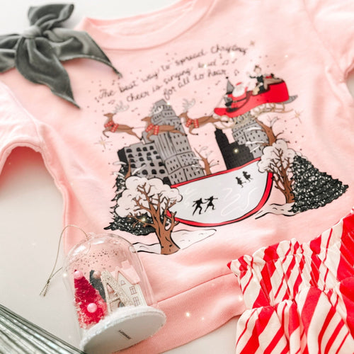 SPREAD CHRISTMAS CHEER • PINK (women + kids)