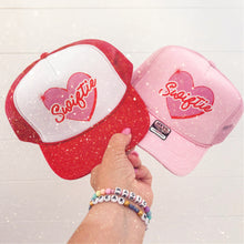 Load image into Gallery viewer, SWIFTIE HEART • trucker hat (adult + youth)