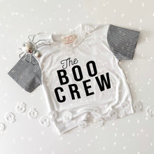 Load image into Gallery viewer, BOO CREW •contrast stripe sleeves (women + kids)