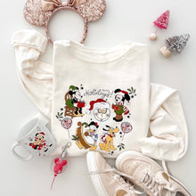 Load image into Gallery viewer, VINTAGE CHRISTMAS MOUSE + FRIENDS • pullover (WOMEN + KIDS) pre order