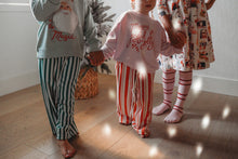 Load image into Gallery viewer, CANDY CANE STRIPE • kids ankle pants