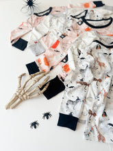 Load image into Gallery viewer, HALLOWEEN NIGHT • baby zipper pjs (one-piece)