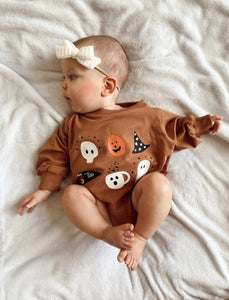 FALL-O-WEEN • baby bubble romper