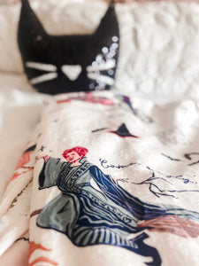 AMUCK, AMUCK, AMUCK • sherpa throw blanket