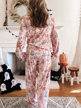 Load image into Gallery viewer, HOUSE IS HAUNTED • button down pj&#39;s (women) two-piece