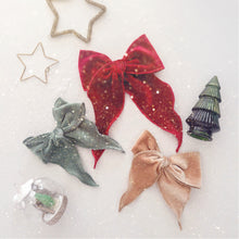 Load image into Gallery viewer, HOLIDAY VELVET BOWS•  by Shay &amp; Dash