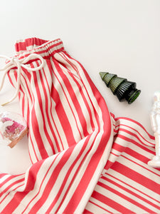 CANDY CANE STRIPE • kids ankle pants