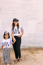 Load image into Gallery viewer, BOO CREW •contrast stripe sleeves (women + kids)