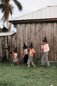 Vintage Halloween Friends • women's pullover (pink)