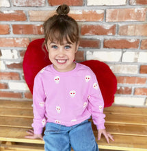 Load image into Gallery viewer, SKELLY LOVE • kids pullover ORCHID
