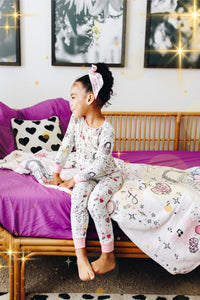 LOVER • bamboo kids long sleeve pjs (two-piece)