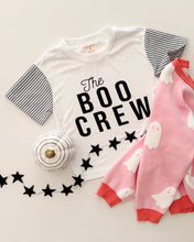 Load image into Gallery viewer, BOO CREW •contrast stripe sleeves (women + kids)