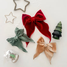 Load image into Gallery viewer, HOLIDAY VELVET BOWS•  by Shay &amp; Dash