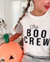 Load image into Gallery viewer, BOO CREW •contrast stripe sleeves (women + kids)
