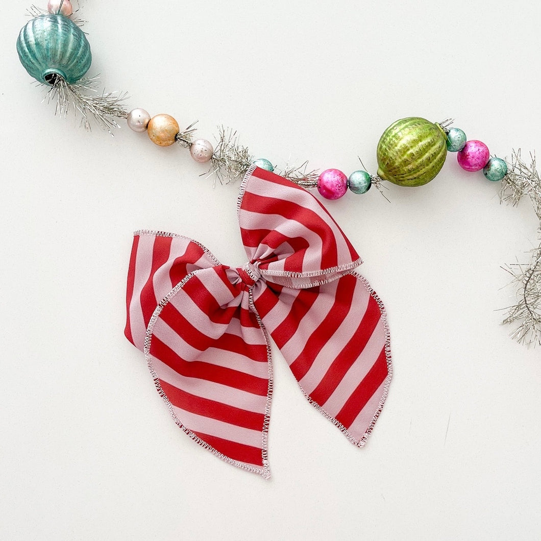 CANDY STRIPE • bow