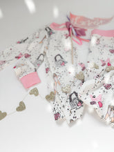 Load image into Gallery viewer, LOVER • baby zipper pjs (one-piece) pre order