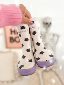 BLACK CATS • rain boots CLOSEOUT