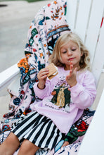 Load image into Gallery viewer, Twirl Skirt • kids/youth  (BEETLEJUICE STRIPE)