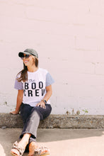 Load image into Gallery viewer, BOO CREW •contrast stripe sleeves (women + kids)