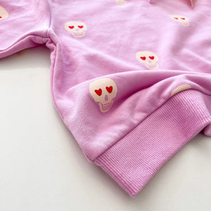SKELLY LOVE • kids pullover ORCHID