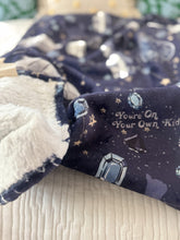 Load image into Gallery viewer, MIDNIGHTS • sherpa blanket