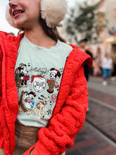 Load image into Gallery viewer, VINTAGE CHRISTMAS MOUSE + FRIENDS • tee (WOMEN + KIDS) SPECIAL PRICED