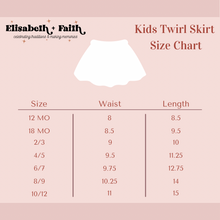 Load image into Gallery viewer, Twirl Skirt • kids (CONFETTI HEARTS) FLASH