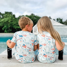 Load image into Gallery viewer, AMERICAN SUMMER • bamboo pj short sets (flash)