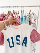 Load image into Gallery viewer, GINGHAM USA • women&#39;s tee