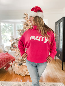 MERRY • women's embroidered sweater (2 colors)
