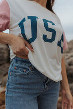 Load image into Gallery viewer, GINGHAM USA • women&#39;s tee