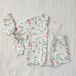 DEBUT • waffle lounge set (women + kids)