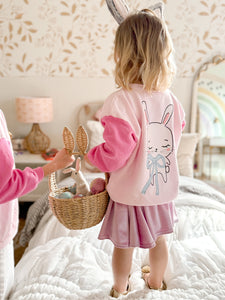 Paper Bag skirt • kids (velvet rosebloom)