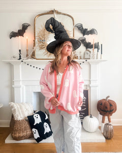 FUZZY GHOSTIES • oversized cardigan (women)