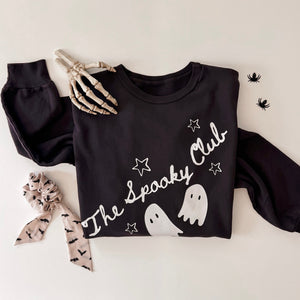 THE SPOOKY CLUB • pullover (women + kids) graphite