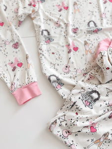 LOVER • baby zipper pjs (one-piece) pre order