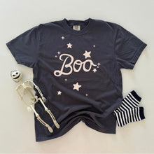 Load image into Gallery viewer, BOO • women heavyweight tee (BLACK WIDOW) CLOSEOUT