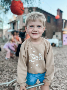 BOO • kids tee (LILAC)