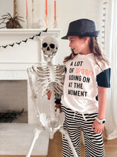 Load image into Gallery viewer, A LOT OF SPOOKY • color block tee (women + kids)CLOSEOUT