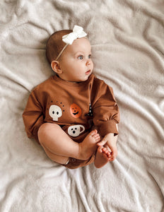 FALL-O-WEEN • baby bubble romper