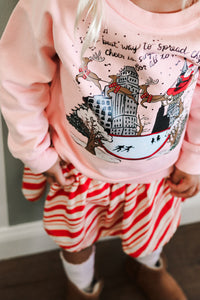 SPREAD CHRISTMAS CHEER • PINK (women + kids)