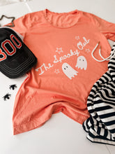 Load image into Gallery viewer, THE SPOOKY CLUB • tee (women + kids) pumpkin spice