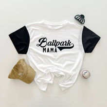 Load image into Gallery viewer, BALLPARK MAMA • women&#39;s color block tee