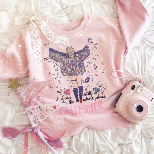 SHIMMER • pullover (kids) PINK