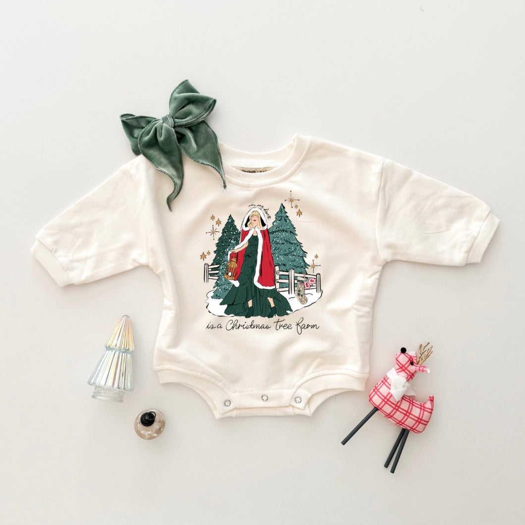 IN MY HEART • baby bubble romper (french terry)