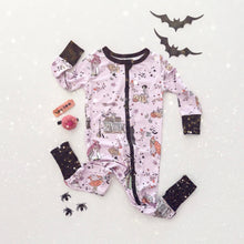 Load image into Gallery viewer, HOCUS POCUS • baby zipper pjs