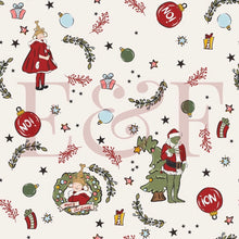 Load image into Gallery viewer, GRINCHMAS • zipper pjs (one-piece)EXTRAS added
